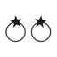 Women'S Simple Style Geometric Stainless Steel No Inlaid Ear Studs Stainless Steel Earrings