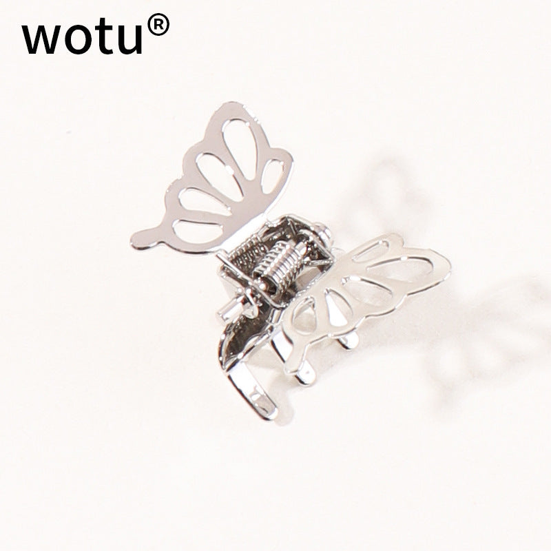 Women's Minimalist Butterfly Metal Hair Claw Clip