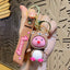 Cartoon Fruit Doll PVC Keychain Accessory