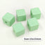 Geometric Color Square Resin Ring & Acrylic Cube Beads DIY Jewelry Accessories