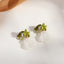 Elegant Heart & Bow Opal Pearl Rhinestone Ear Clips - 1 Pair