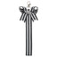 Casual Stripe Bow Knot Rhinestone Keychain Pendant Gift