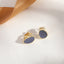 Elegant Heart & Bow Opal Pearl Rhinestone Ear Clips - 1 Pair