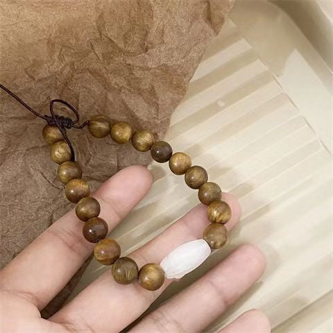 Solid Color Alloy Freshwater Pearl and Bodhi Bead Bracelet Set