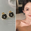 1 Pair Vintage Leaf Flower Bow Knot Pearl Zircon Clip-On Earrings