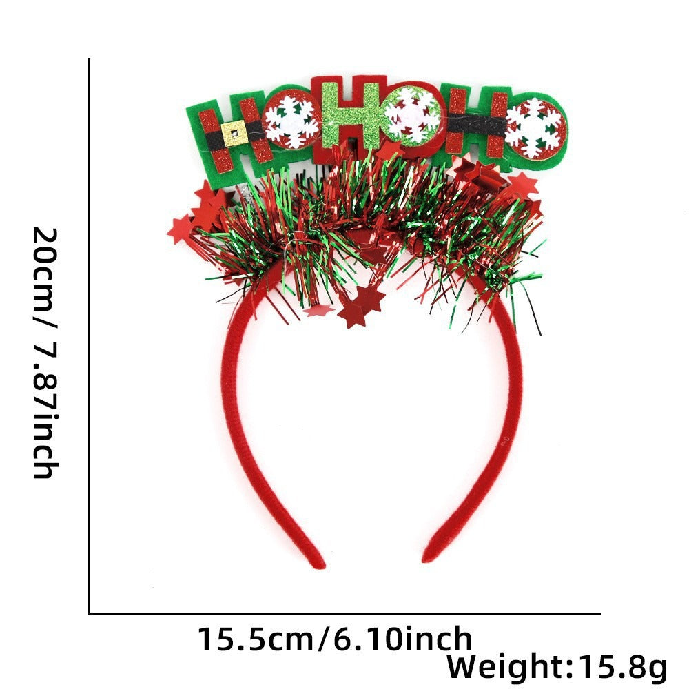 Christmas Elf Hat Cartoon Style Festival Headband for Kids