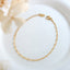 INS Style 18K Gold Plated Stainless Steel Lip Design Bracelet for Women