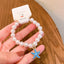 Cute Cartoon Character Acrylic Beaded Kid's Pearl Princess Bracelet - Ocean Wind Alloy Student Jewelry