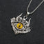 Fashion Devil's Eye Retro Punk Spaceship Blue Eyes Stainless Steel Pendant Necklace