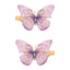 IG Style Butterfly Lace Hair Clip for Girls - Colorful Sheer Wing Design Kids Hair Accessory