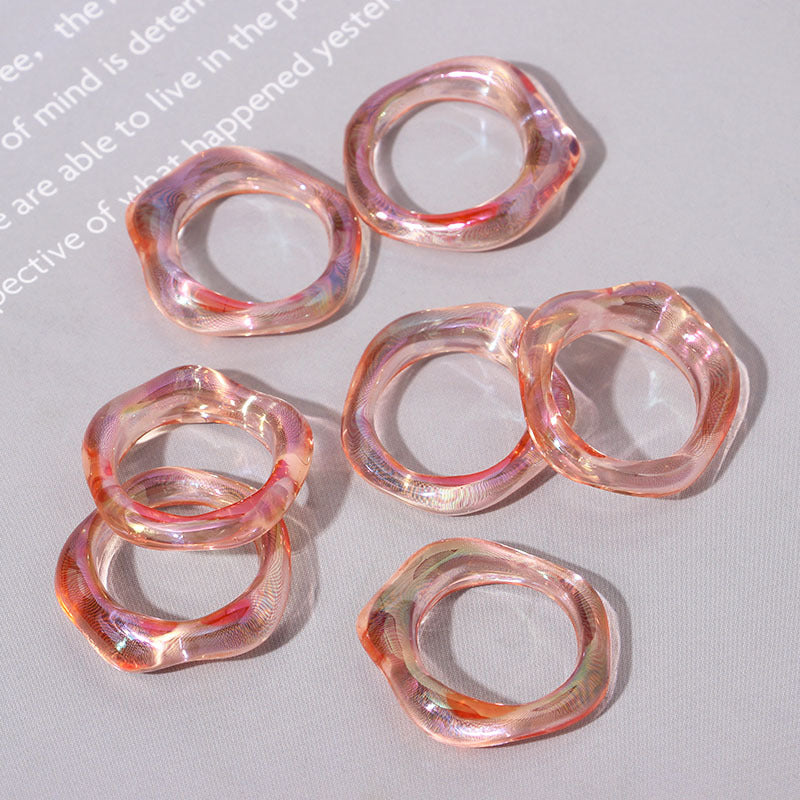 Simple Chic Geometric Resin Women's Rings