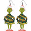 Cartoon Character Grinch Christmas Acrylic Drop Earrings