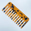 Retro Acrylic Marble Hair Comb - Anti-Static Ink Texture Hairdressing Tool for Women