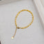 Elegant Geometric Pearl Copper Beaded Women's Retro Bracelet 2023