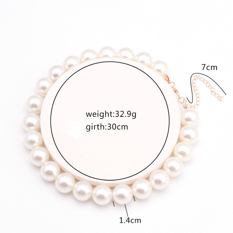 Fashion Minimalist Pearl Pendant Necklace for Women