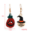 Halloween Skull Spider Pumpkin Alloy Earrings Set