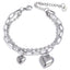 Korean Butterfly Heart Multi-layer Stainless Steel Bracelet