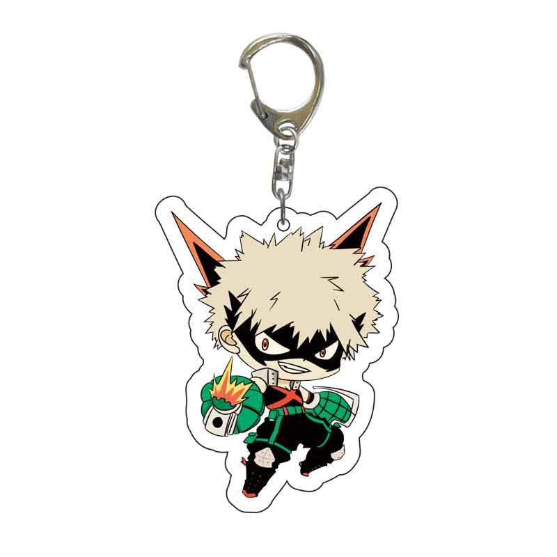 Acrylic Cartoon Character Keychain Pendant - My Hero Academia Collection