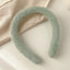 Women's Vintage Candy Color Plush Wide Hairband