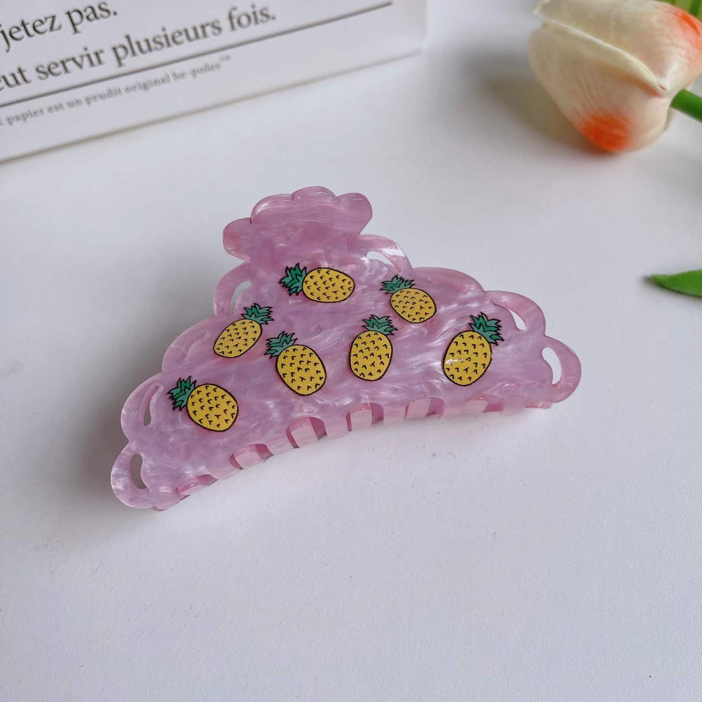 Sweet Fruit Series Acetate Hair Claw Clip