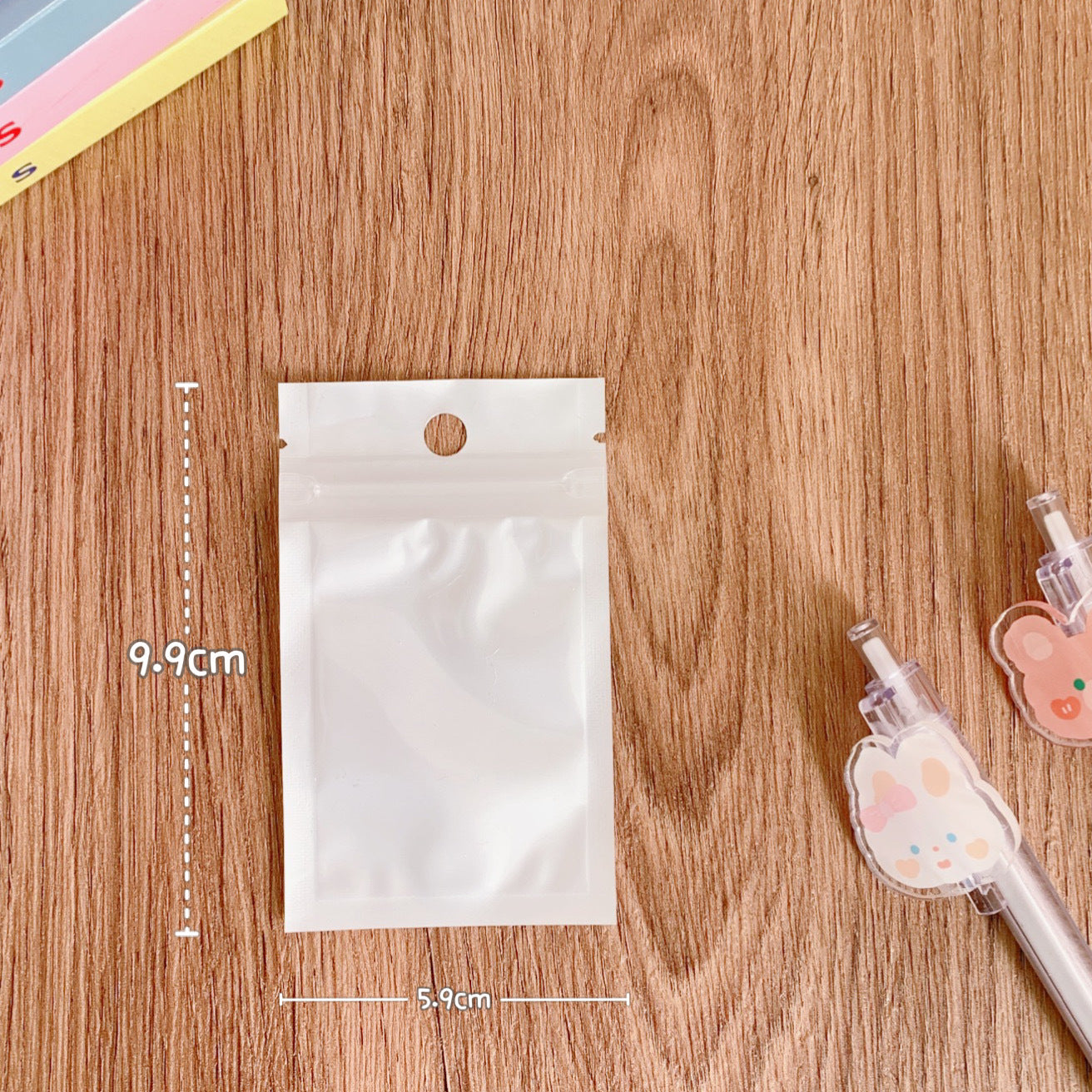 New Pearlescent Hanging Storage and Sealing Bag for Jewelry and Stationery