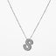 IG Style Minimalist Letter Zircon Pendant Necklace - Gold & Silver Plated