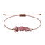 Pastoral Geometric Natural Crystal Stone Adjustable Women's Bracelet