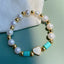 Fashion Geometric Freshwater Pearl Love Bracelet - Simple & Versatile Light Luxury Design