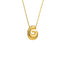 304 Stainless Steel Gold Plated Bubble Letter Necklace