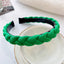 Fashion Braided Geometric Hair Band - Candy Color Non-Slip Headband