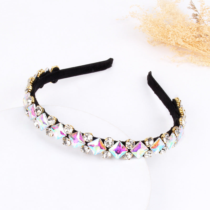 Women's Elegant U-Shape Rhinestone Hairband