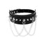 Fashion Geometric PU Leather Gothic Choker Necklace for Women