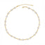 Freshwater Pearl Copper Beaded Necklace with 18k Gold Plating