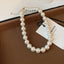 Elegant Women's Pearl Flower Choker Necklace