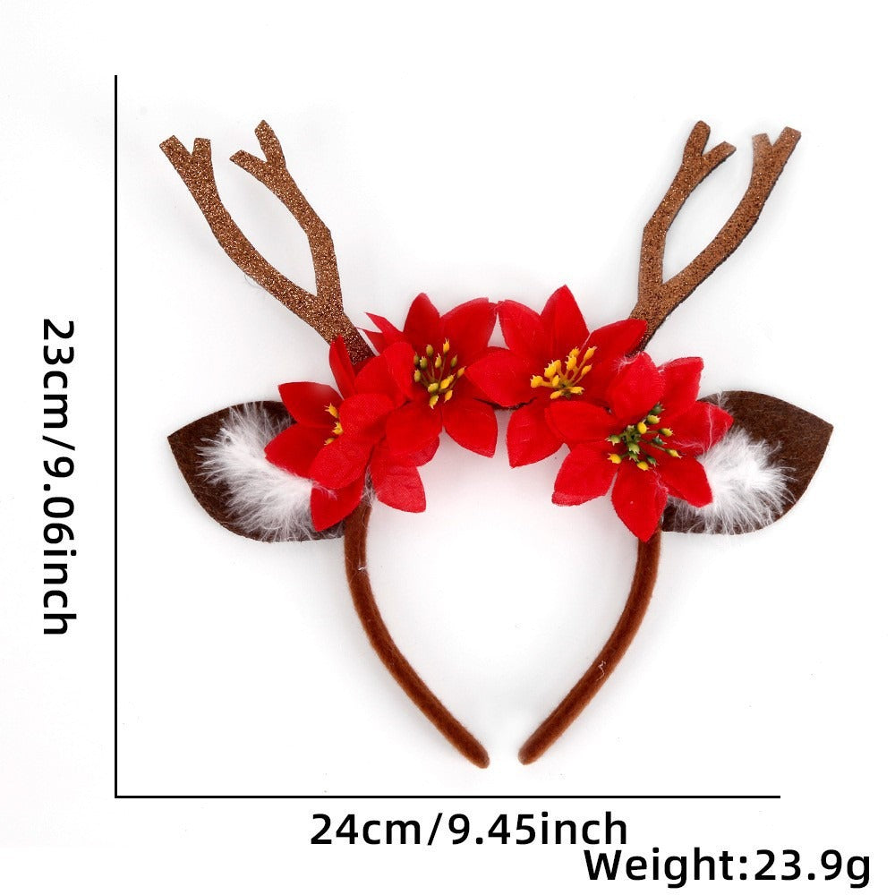 Christmas Elf Hat Cartoon Style Festival Headband for Kids