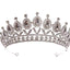 Baroque Crystal Rhinestone Bridal Tiara Crown for Wedding