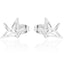 Stainless Steel Geometric Rose & Animal Stud Earrings Set