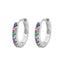 Retro Simple Style Round Metal Plating Inlay Rhinestones Women'S Earrings