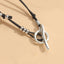 Vintage Geometric Heart Alloy Pendant Necklace