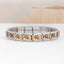 Stainless Steel Rhinestone Beads Modular Bracelet