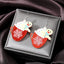 1 Pair Acrylic Christmas Tree Santa Claus Snowman Drop Earrings for Women