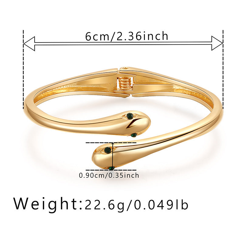 Simple Style Solid Color Metal Plating Gold Plated Women's Bangle