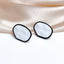 Elegant Heart & Bow Opal Pearl Rhinestone Ear Clips - 1 Pair