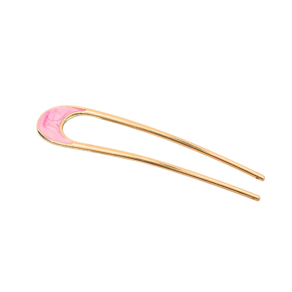 Minimalist U-Shape Alloy Enamel Hairpin