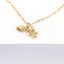 Fashion Letters MOM Hollow Heart-shaped Zircon Pendant Copper Clavicle Chain Jewelry