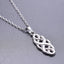 IG Style Witches Knot 304 Stainless Steel Hollow Out Pendant Necklace