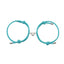 Alloy Heart Magnetic Couple Bracelets Set