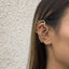 Fashion Geometric Alloy Plating Artificial Pearls Rhinestones Ear Clips 1 Piece