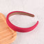 Fashion Candy Color Solid Sponge Wide Headband for Women