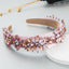 Fashion Shiny Crystal Baroque Headband Wide Hairband Accessory